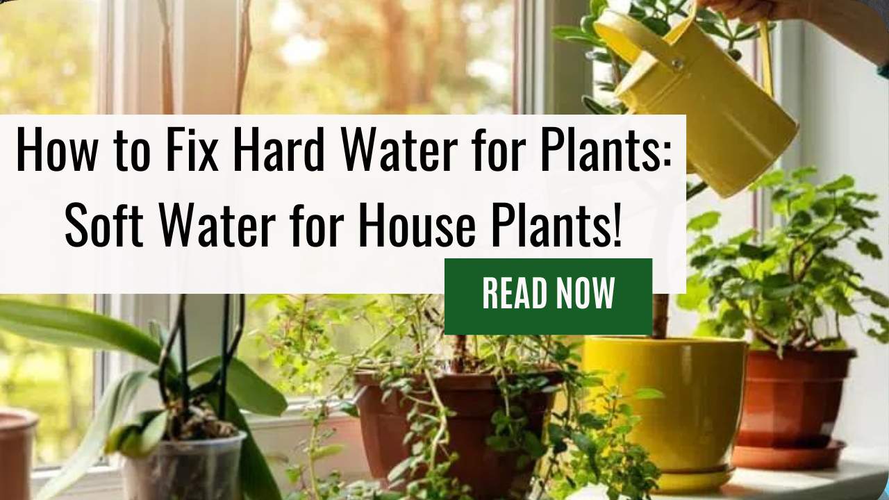 How to Fix Hard Water for Plants: Soft Water for House Plants!